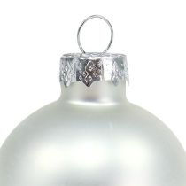 Prodotto Palla di Natale in vetro Ø6cm mix argento 24 pz