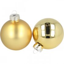 Prodotto Palla di Natale in vetro Ø6cm mix oro 24 pz