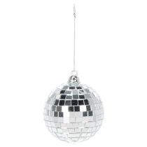 Prodotto Decorazione natalizia a forma di pallina, sfera a specchio da appendere, 7 cm, 6 pezzi