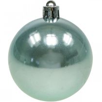 Prodotto Palline di Natale plastica mix azzurro Ø6cm 10 pz
