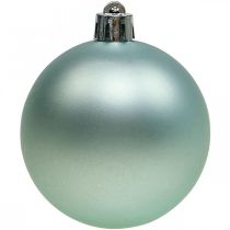 Prodotto Palline di Natale plastica mix azzurro Ø6cm 10 pz