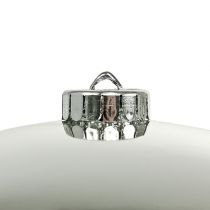 Prodotto Palla di Natale in plastica piccola Ø14cm argento