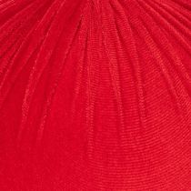 Prodotto Palline natalizie in velluto rosso, grandi sfere decorative da appendere, 25 cm, 2 pezzi