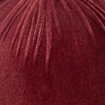 Prodotto Grande pallina di Natale effetto velluto rosso, 20 cm, 3 pezzi