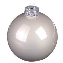 Prodotto Palline di Natale verde grigio palline di vetro per albero Ø6cm 24 pezzi