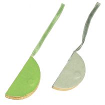 Prodotto Palline di Natale, palline di carta a nido d'ape, verde e oro, 7 cm, 4 pezzi, decorazione