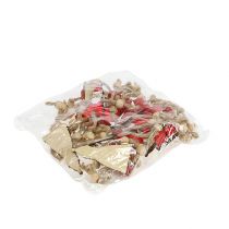 Prodotto Figura di Babbo Natale seduto 6,5 cm rosso 12 pezzi