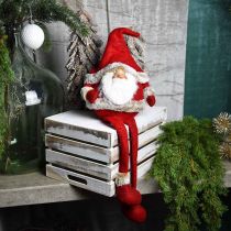 Prodotto Sgabello bordo Babbo Natale figura decorativa Natale 28×22×88cm