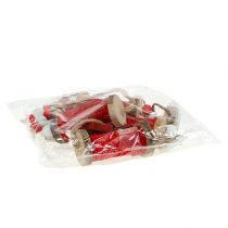 Prodotto Rotolo di filato decorativo natalizio per appendere 4 pezzi rossi