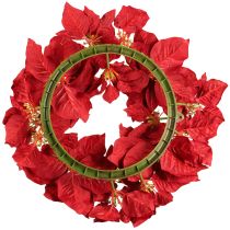 Prodotto Corona di stelle di Natale fiori artificiali Natale Ø40cm