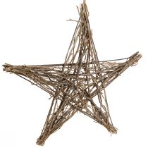 Prodotto Stella di Natale composta da rami, stella decorativa da appendere, 50 cm