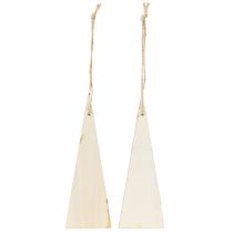 Prodotto Ciondoli decorativi a forma di gnomo in legno per decorazioni natalizie festive