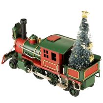 Prodotto Trenino di Natale con locomotiva abete verde Natale 20cm
