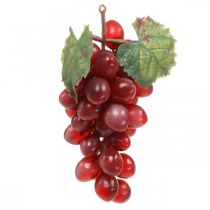 Uva decorativa rossa artificiale frutti decorativi 15 cm