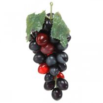 Prodotto Uva decorativa Frutta decorativa nera Uva artificiale 15 cm