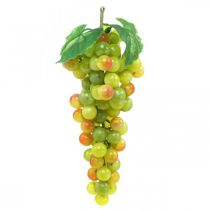 Deco frutta artificiale verde uva decorazione vetrina 22cm