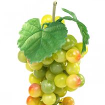 Decorazione per vetrine di frutta artificiale verde uva decorativa 22 cm