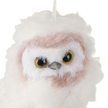 Prodotto Decorazione gufo bianco per appendere pulcini di gufo bianchi 12 cm 2 pezzi