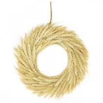 Corona naturale, corona di grano, corona di grano, corona di grano 30cm