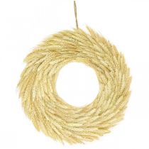 Corona naturale, corona di grano, corona di grano, corona di grano 37cm
