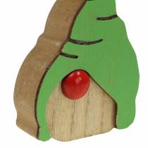 Prodotto Gnomo in legno 6,5x9cm 10 pezzi assortiti