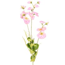 Prodotto Fiori artificiali di piselli odorosi rosa su gambo lungo 74 cm 2 pezzi