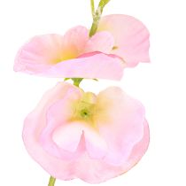 Prodotto Fiori artificiali di piselli odorosi rosa su gambo lungo 74 cm 2 pezzi