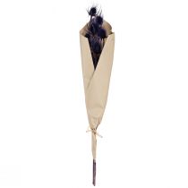 Prodotto Cardo selvatico Fiori secchi Cardo cardo viola 55 cm 10 teste