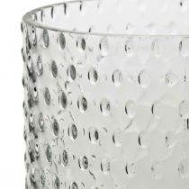 Prodotto Vaso da fiori, vaso in vetro, bicchiere per candele, lanterna in vetro Ø11,5 cm H23,5 cm