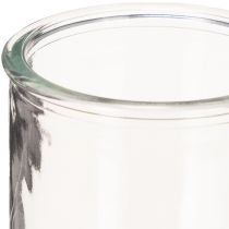 Prodotto Portacandele votivo rotondi in vetro trasparente, 8 cm, 3 pezzi