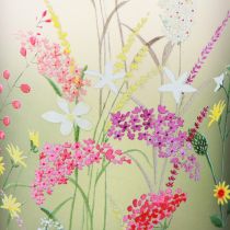 Prodotto Lanterna in vetro con fiori colorati estivi H12,5 cm 3 pz