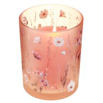 Prodotto Lanterna decorativa in vetro con motivo floreale per eleganti accenti domestici, 12,5 cm, 2 pezzi