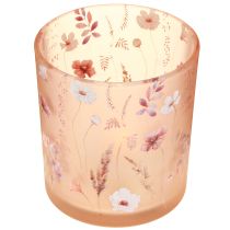 Prodotto Elegante portacandele con delicato motivo floreale per un arredamento armonioso della stanza, 8 cm, 4 pezzi