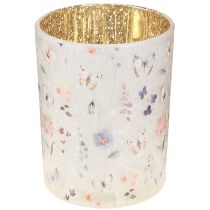 Prodotto Portacandele in vetro con motivo a farfalla per momenti di intimità, 12,5 cm, 2 pezzi