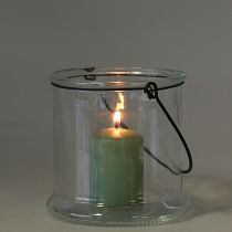 Prodotto Lanterna in vetro da appendere Ø12cm H12,5cm 2 pezzi