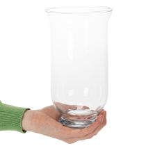 Prodotto Portacandele/vaso in vetro per un design d'interni suggestivo con eleganza classica, 25 cm