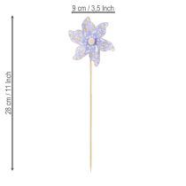 Prodotto Pali per fiori, pali da giardino per decorazioni primaverili, uso esterno, 28 cm, 12 pezzi