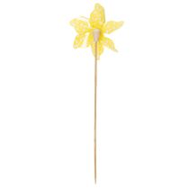 Prodotto Paletti per fiori e da giardino Mulini di vento decorazioni primaverili per uso esterno 28 cm, 12 pezzi