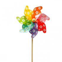 Girandola da giardino Girandola da giardino Decorazione da giardino colorata Ø31cm H75cm
