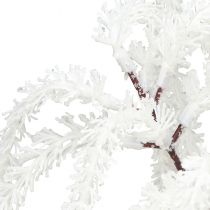 Prodotto Ramo decorativo di salice piangente decorazione invernale bianco glitter 82 cm 2 pezzi