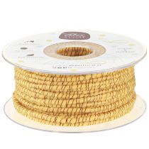 Prodotto Filo di lana con filo di feltro mica giallo bronzo Ø5mm 33m