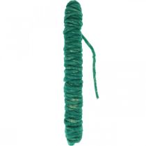 Cordone vintage in feltro per artigianato verde 30m