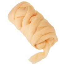 Prodotto Cordoncino di lana, nastro di lana, arancione crema, lana da 10 m per ghirlande e composizioni
