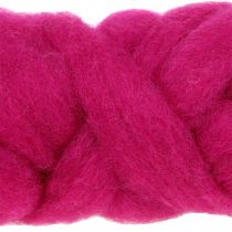 Miccia in lana 10m rosa