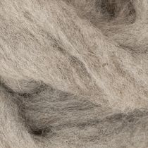 Prodotto Cordino di lana decorativo grigio naturale 2 m lana infeltrita per artigianato e floricoltura