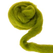 Prodotto Stoppino in lana Lana infeltrita morbida per decorazioni e composizioni stagionali 2 m Verde