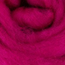 Prodotto Stoppino in lana Lana infeltrita morbida per decorazioni e composizioni stagionali 2 m Rosa