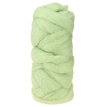 Prodotto Cordone di lana cordone di feltro fusibile di lana verde chiaro Ø4–5cm 10m