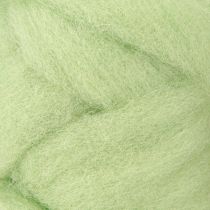 Prodotto Cordone di lana cordone di feltro fusibile di lana verde chiaro Ø4–5cm 10m