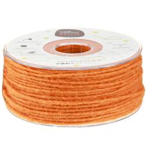 Prodotto Cordone di lana arancione 3 mm 100 m